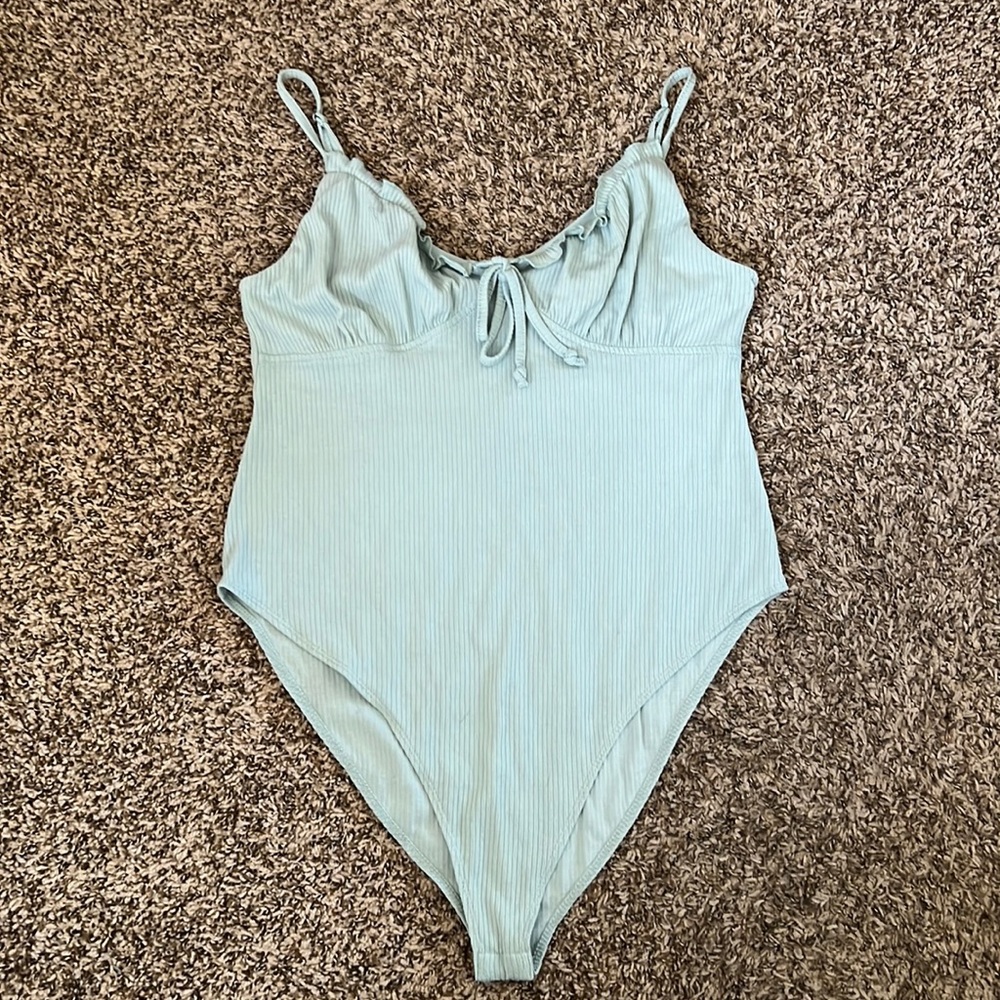 Light blue bodysuit